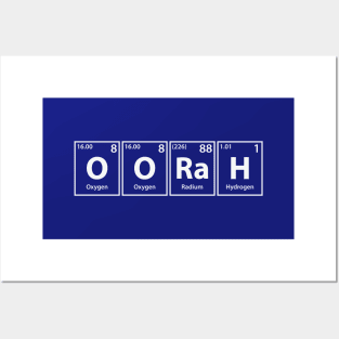 Oorah (O-O-Ra-H) Periodic Elements Spelling Posters and Art